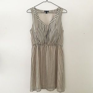 Sleeveless Striped Dress